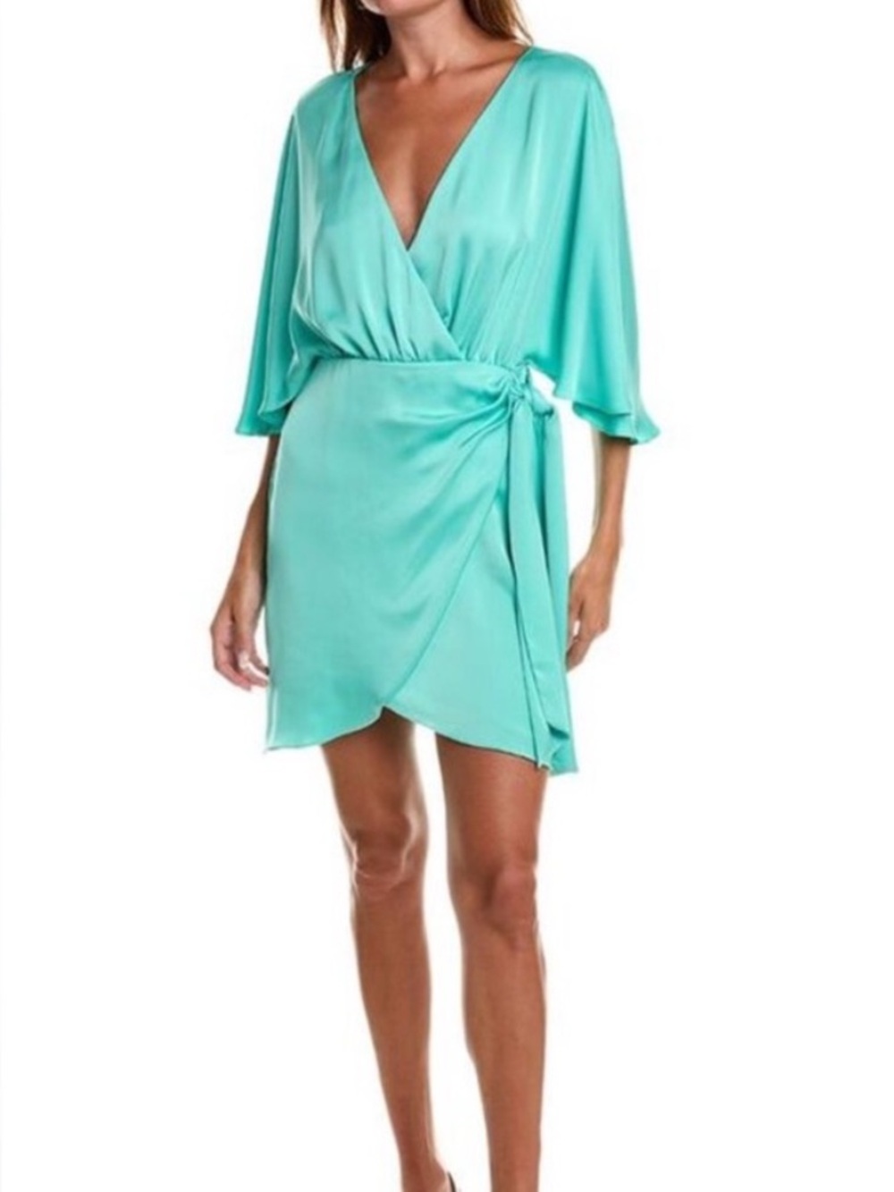 Ramy Brook Alexis Wrap Mini Dress Malac
